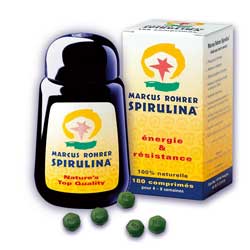 Spirulina Marcus Rohrer 180 tablets